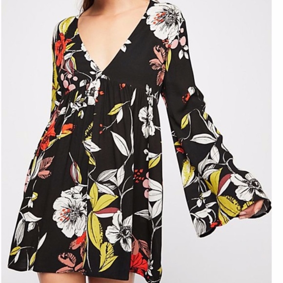 Free People Dresses & Skirts - Free People Bella Onyx Tunic Top Dress